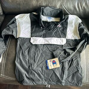 brand new champion windbreaker hoodie